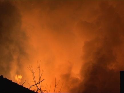 Atelier de tâmplărie distrus într-un incendiu la Salonta (FOTO/VIDEO)