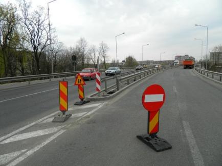 Podul vechi din strada Densuşianu, închis până la vară (FOTO)
