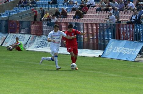 Surpriză: FC Bihor a învins lidera Gloria Bistriţa cu 2-0 (FOTO)