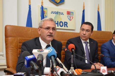 Victor Ponta şi miniştrii lui promit o ploaie de investiţii în Bihor: aproape un sfert de miliard de euro (FOTO)