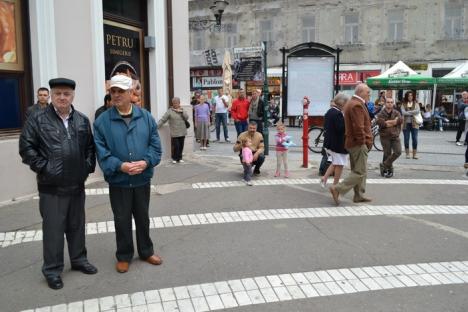 Orădenii, delectaţi cu sunet de fanfară în centrul oraşului (FOTO)