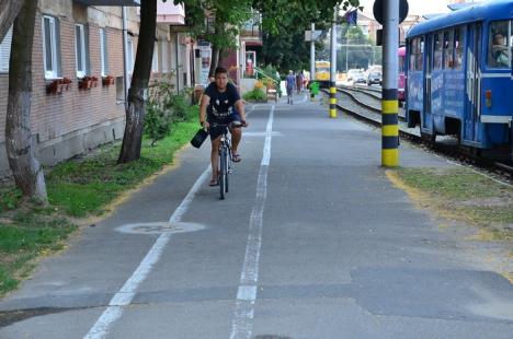 Oradea la pedală: Oraşul are 19 kilometri de piste pentru biciclişti (FOTO)
