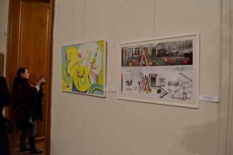 Artiştii orădeni şi-au expus cele mai "proaspete" lucrări la Salonul Municipal de Artă (FOTO)