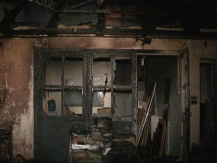 Atelier de tâmplărie distrus într-un incendiu la Salonta (FOTO/VIDEO)