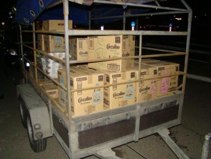 Ţigări de contrabandă în valoare de 20.000 de euro, descoperite în cutii de Cocolino (FOTO)