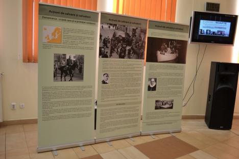 Lumini în noapte: Expoziţia omagiu pentru cei care au salvat evrei în timpul Holocaustului, vernisată în prezenţa ambasadorului Danemarcei (FOTO)