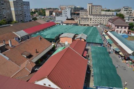 ADP schimbă acoperişul halei de legume din Piaţa Mare (FOTO)
