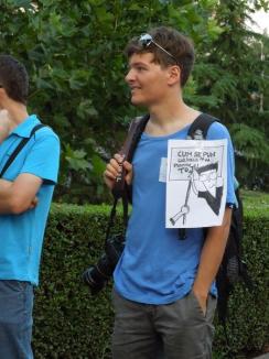 "Săgeţi" împotriva lui Filip, Bot şi Ţîrle, la mitingul anti USL din Parcul Traian (FOTO)