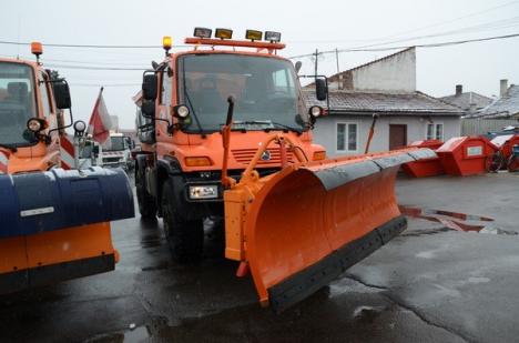 RER a pregătit 30 de utilaje de intervenţie anti-zăpadă (FOTO)