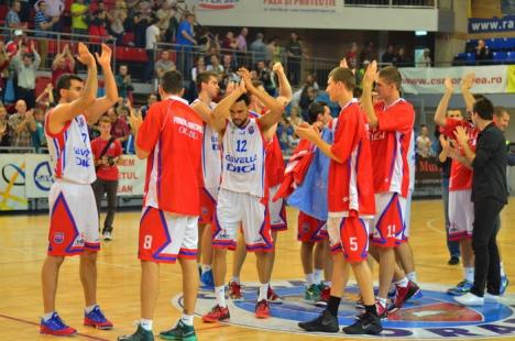 CSM Oradea a câştigat cu greu meciul de acasă împotriva lui Gaz Metan Mediaş (FOTO)