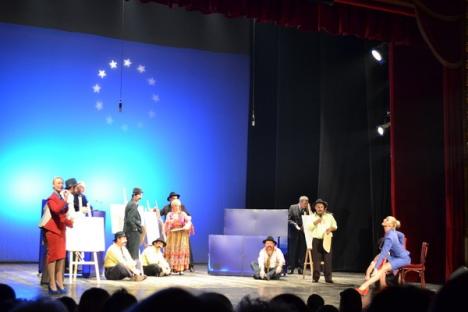 "Ţiganiada" modernă a avut premiera cu sala plină la Teatrul Regina Maria (FOTO)