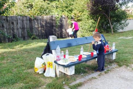 Voluntarii Provident şi picii din Dragoş Vodă au făcut un nou loc de joacă (FOTO/VIDEO)