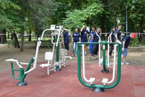Cadou de la Celestica: Orădenii pot face fitness gratuit în Parcul Brătianu (FOTO)