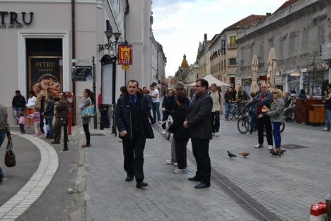 Orădenii, delectaţi cu sunet de fanfară în centrul oraşului (FOTO)