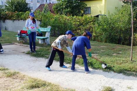 Voluntarii Provident şi picii din Dragoş Vodă au făcut un nou loc de joacă (FOTO/VIDEO)