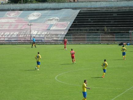 Deşi a jucat bine, FC Bihor a pierdut cu 0-1 amicalul cu Olimpia Satu Mare