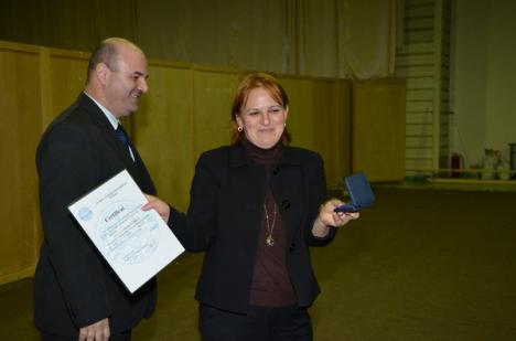 Cornelia Deiac şi Marius Ilaş au fost desemnaţi sportivii anului la CSU Oradea (FOTO)