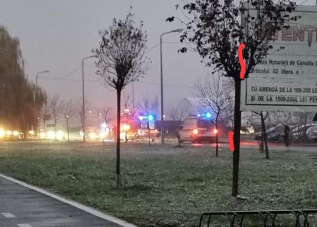 Accident în Oradea: Trei pietoni au fost loviți de mașină pe strada Făgăraşului!