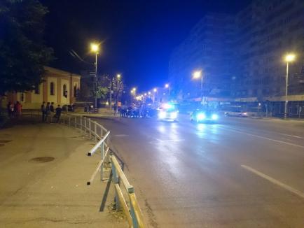 Un nou accident la intersecţia bulevardului Magheru cu Parcul Traian din Oradea: Un Audi a intrat în plin într-un Peugeot (FOTO)