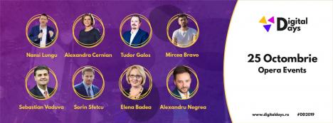 Află toate detaliile conferinței Digital Days 2019 de la Adrian Domocoș, managerul evenimentului, care se va desfășura săptămâna viitoare la Oradea!
