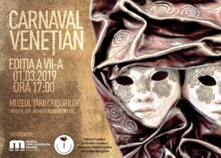O nouă expoziţie temporară la Muzeul Ţării Crişurilor: 'Carnaval Veneţian'