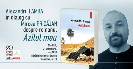 Alexandru Lamba în dialog cu Mircea Pricăjan, la Oradea. „Pentru mine nu a fost niciodată o prea mare diferență între a scrie SF și mainstream”