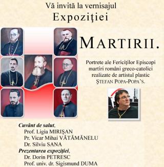 Portretele celor șapte episcopi martiri, beatificați de Papa Francisc, vor fi expuse la Biblioteca Județeană. Au fost realizate de caricaturistul Ștefan Popa Popa’s