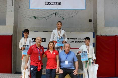 Copiii orădeni au obţinut cinci clasări pe podium la Turneul de Judo "Alina Dumitru" de la Bucureşti 