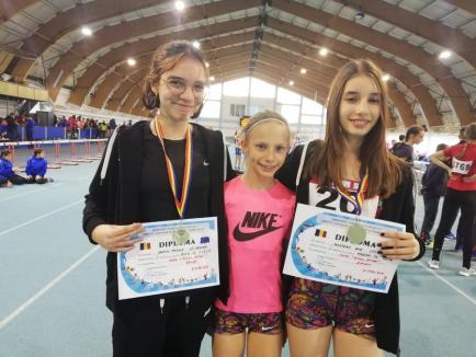 Rezultate bune pentru tinerii atleţi de la LPS Bihorul la concursurile de la Bacău şi Bucureşti. Principala performeră: Ana Muntean (FOTO)