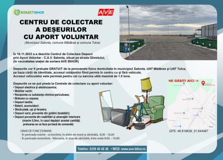 Saltelele sunt deșeuri voluminoase: Colectarea acestora se face individual, transportându-se la Centrele de colectare deșeuri cu aport voluntar