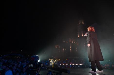 Sandra, vedeta anilor '80, a concertat în Piața Unirii, în ultima seară de Oradea FestiFall (FOTO/VIDEO)