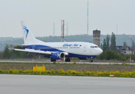 Blue Air a suspendat și zborurile Oradea - București