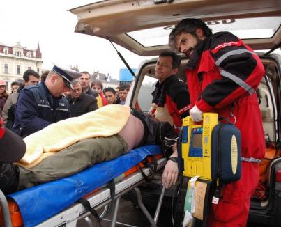 Şeful SMURD, rănit în accident. A fost operat la Cluj, după ce s-a răsturnat cu maşina!