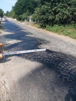 Vicele Consiliului Judeţean Bihor, Ioan Mang, se laudă cu lucrări rutiere fie prost făcute, fie nici măcar începute (FOTO / VIDEO)