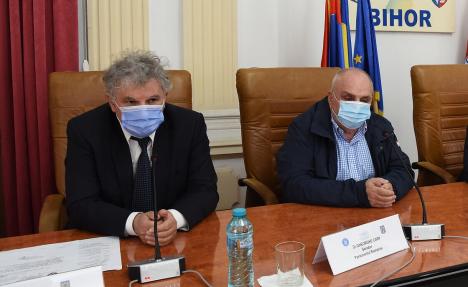 Conducere nouă la Spitalul Județean din Oradea: noul manager, dr. Carp, secondat de dr. Ovidiu Burtă, fost director medical la Municipal