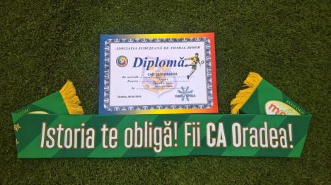 Promovați după primul an: Componenții echipei CAO Oradea au fost premiați de AJF Bihor (FOTO)