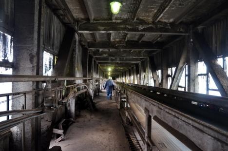 Cernobîl de Oradea: Angajaţii CET-ului muncesc în maldăre de pulbere, cu masca pe figură (FOTO)