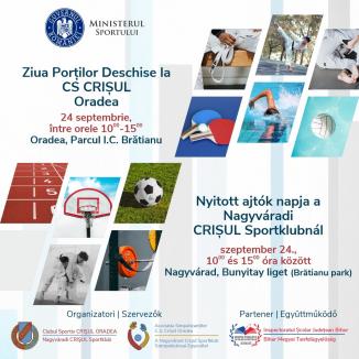 Ministrul Sportului vine la Oradea. Va participa sâmbătă la Ziua porţilor deschise la Clubul Crişul