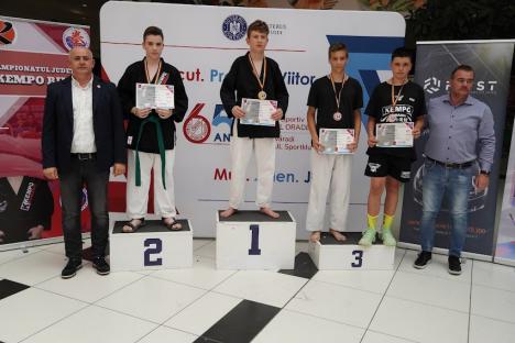 Sportivii de la CS Crişul Oradea au dominat prima ediţie a Campionatului Judeţean de Kempo