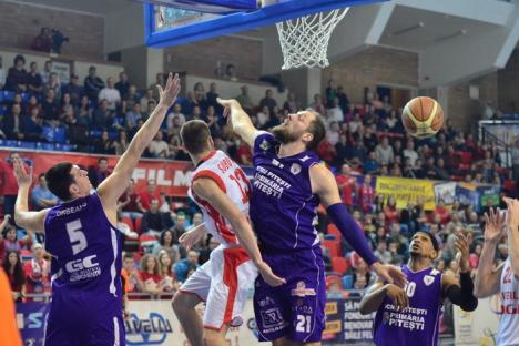 După un meci de mare luptă, CSM U Oradea a învins BCM U Piteşti cu 104-97 (FOTO)