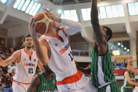 Baschetbaliştii de la CSM CSU Oradea au ratat la un singur punct calificarea în turul doi preliminar al FIBA Europe Cup (FOTO)