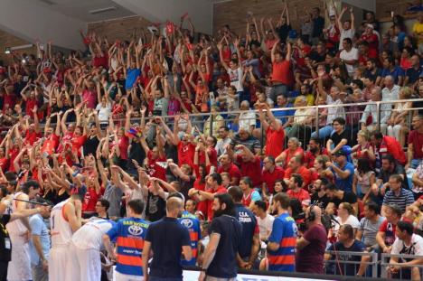 Steliştii au egalat: Baschetbaliştii de la CSM CSU Oradea au pierdut meciul al doilea al finalei (FOTO)