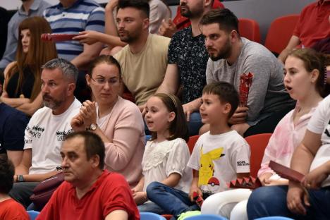 Debut cu stângul în semifinala Ligii Naţionale. CSM CSU Oradea a pierdut, acasă, meciul cu CSO Voluntari (FOTO/VIDEO)