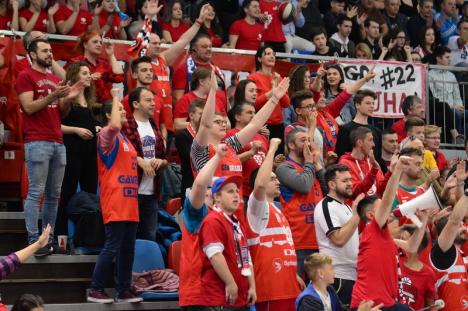 Victorie! CSM Oradea a câştigat meciul de acasă cu marea rivală U BT Cluj Napoca (FOTO / VIDEO)