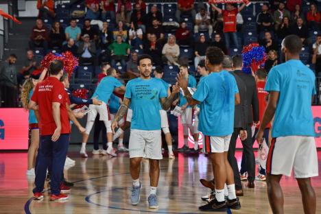 CSM CSU Oradea nu le-a dat nicio şansă celor de la Parnu Sadam şi a obţinut a cincea victorie în Grupa E a FIBA Europe Cup (FOTO)