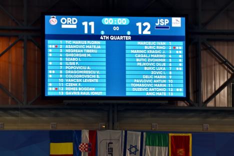 CSM Oradea a pierdut returul cu Jadran Split, dar continuă aventura continentală în LEN Euro Cup (FOTO)