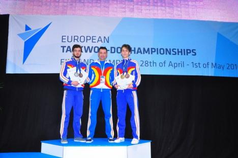 Cu patru sportivi orădeni în lot, echipa României s-a clasat a doua la Campionatul European de taekwon-do ITF din Finlanda