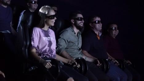 Cinema 5D, noua tehnologie virtuală, acum doar în Oradea: Senzații inedite, adrenalină, suspans și iluzii la Tonson Cinema 5D (FOTO/VIDEO)