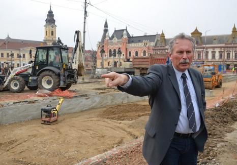 Tramvaiul ar putea circula din nou prin Piaţa Unirii din 15 iunie (FOTO)