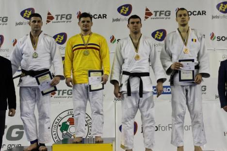 Nouă medalii, dintre care trei de aur pentru judoka orădeni la Campionatul Naţional de seniori de la Cluj!